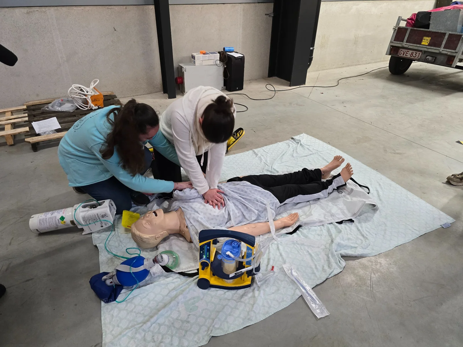 Exercice pratique de formation au secourisme